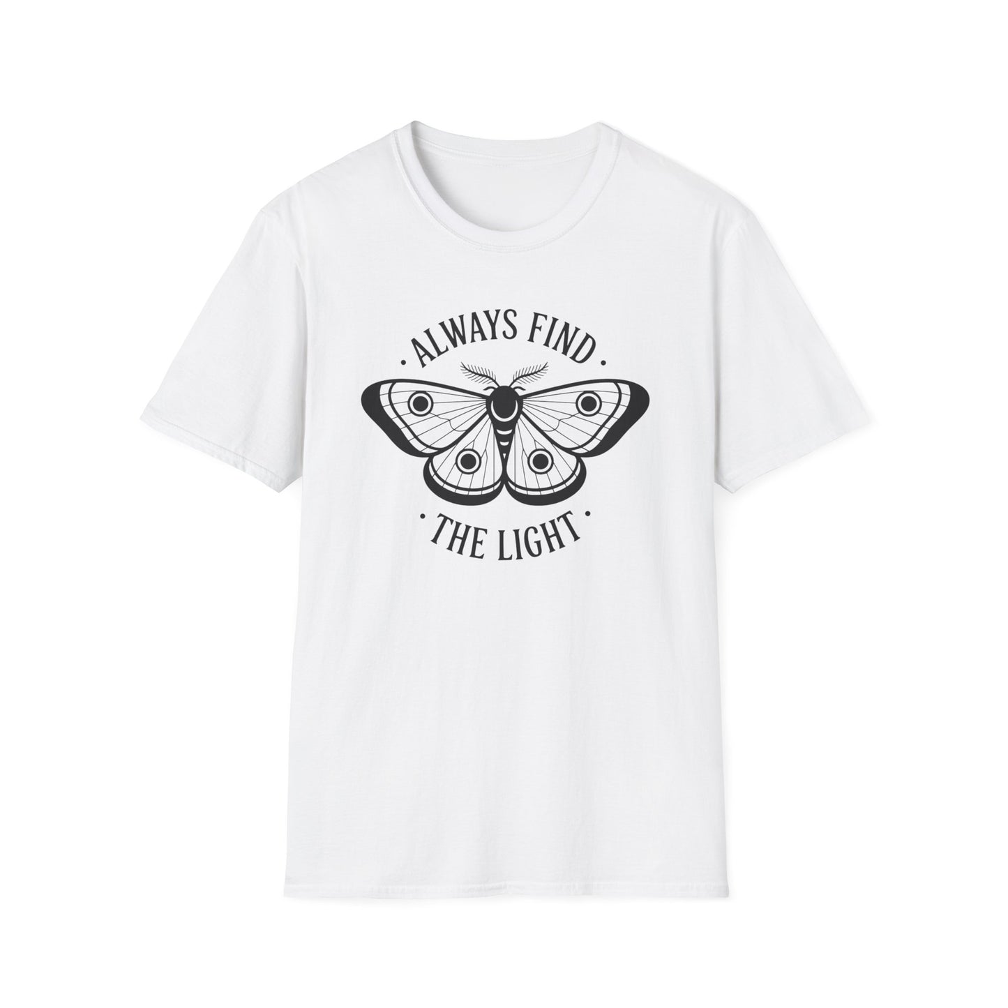 Always Find the Light Unisex Softstyle T-Shirt - Inspirational Graphic Tee